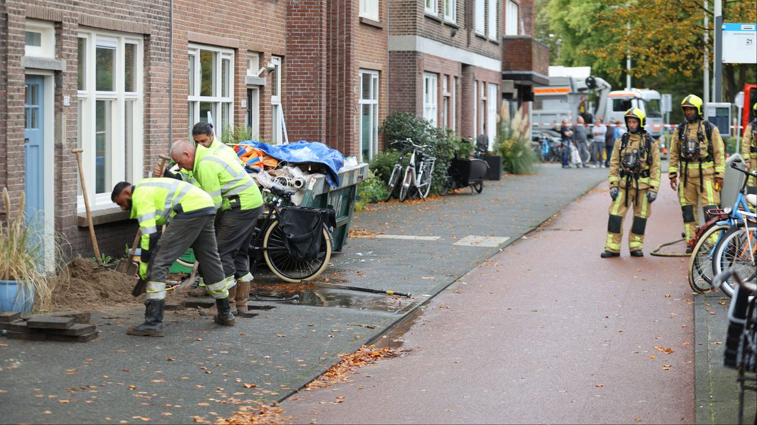 Stedin is ter plaatse om het lek te dichten