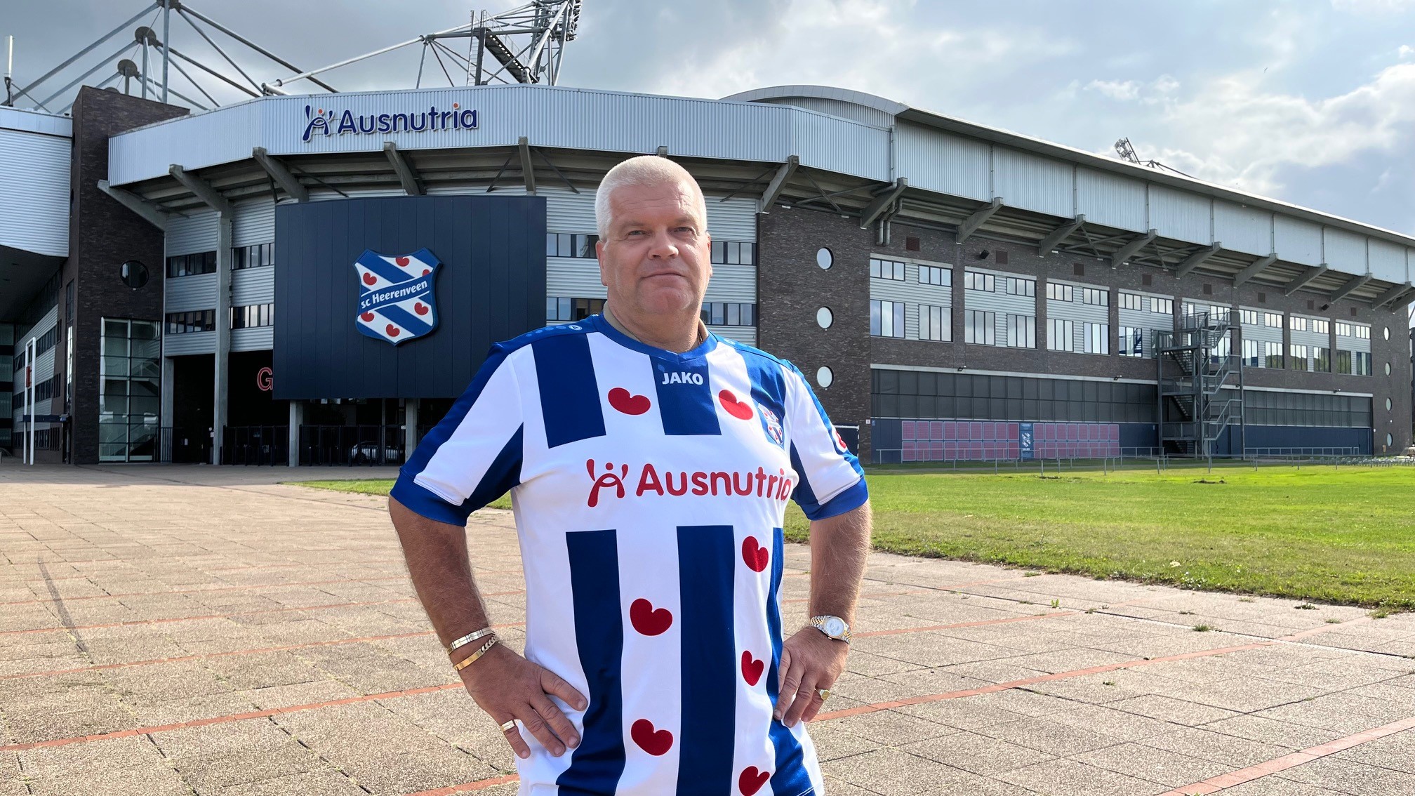 Hendrik foar it Abe Lenstra stadion
