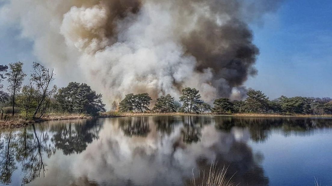 Grote natuurbrand in Tubbergen