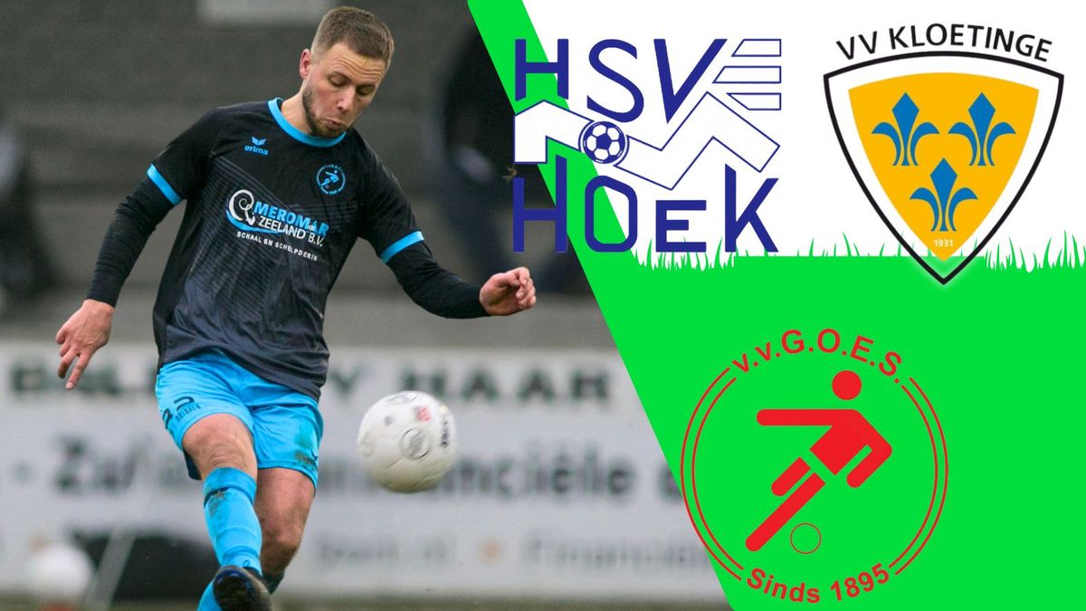 LIVE: GOES virtueel veilig, ruime zeges voor Hoek en Kloetinge
