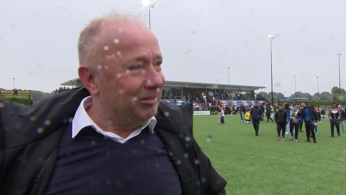 Emoties bij Staphorst-trainer Richard Karrenbelt: "Waren de betere ploeg"