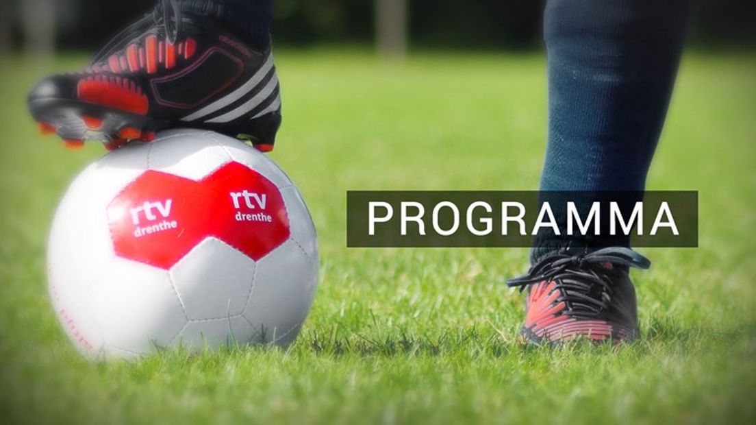 Programma zaterdag- en bekervoetbal (Rechten: RTV Drenthe)