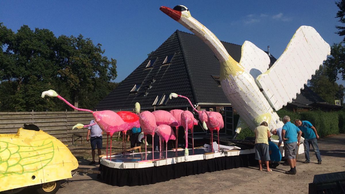 Tijd tikt voor wagenbouwers bloemencorso Frederiksoord en Elim