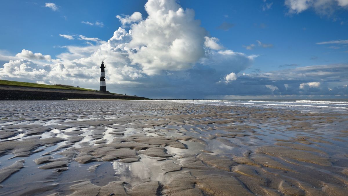 Vrouw uit drijfzand gered op strand Breskens
