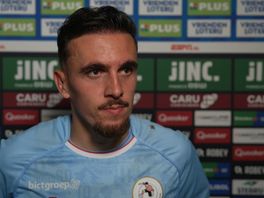 Lance Duijvestijn na afloop teleurgesteld in fans van Excelsior