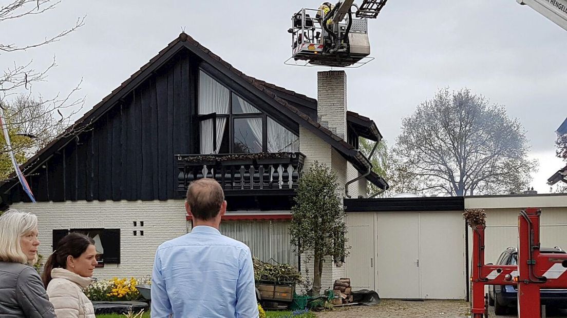 Schoorsteenbrand bij burgemeester