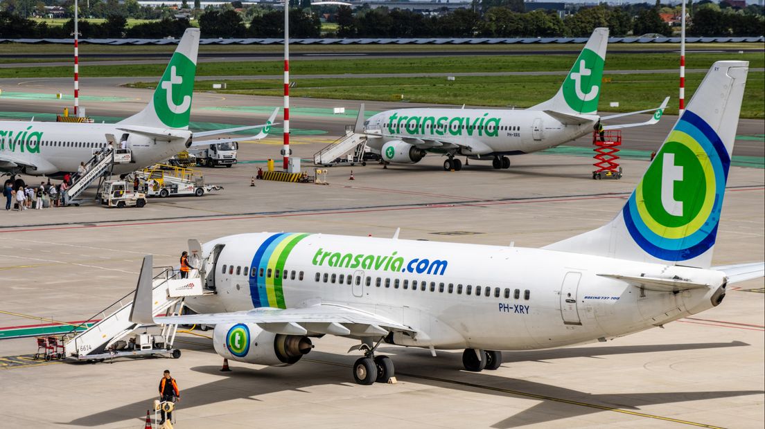 Vliegtuigen op Rotterdam The Hague Airport
