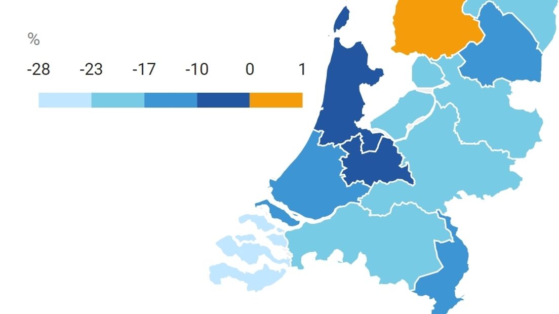 Afname van ondervonden delicten 2012-2016