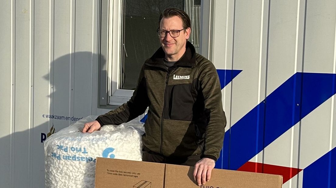 Er was weinig te doen bij het inleverpunt