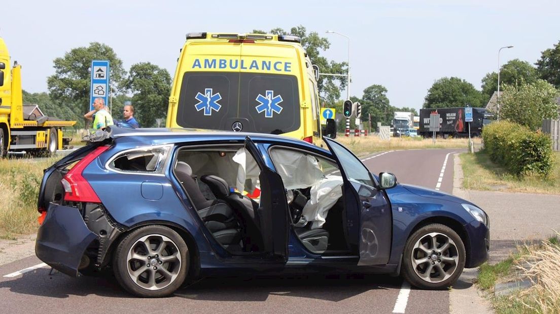N35 enige tijd geblokkeerd na ongeval