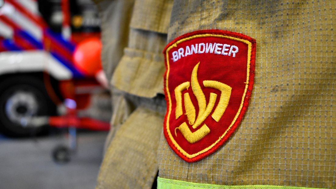 Brandweer rukt uit voor brand in berging