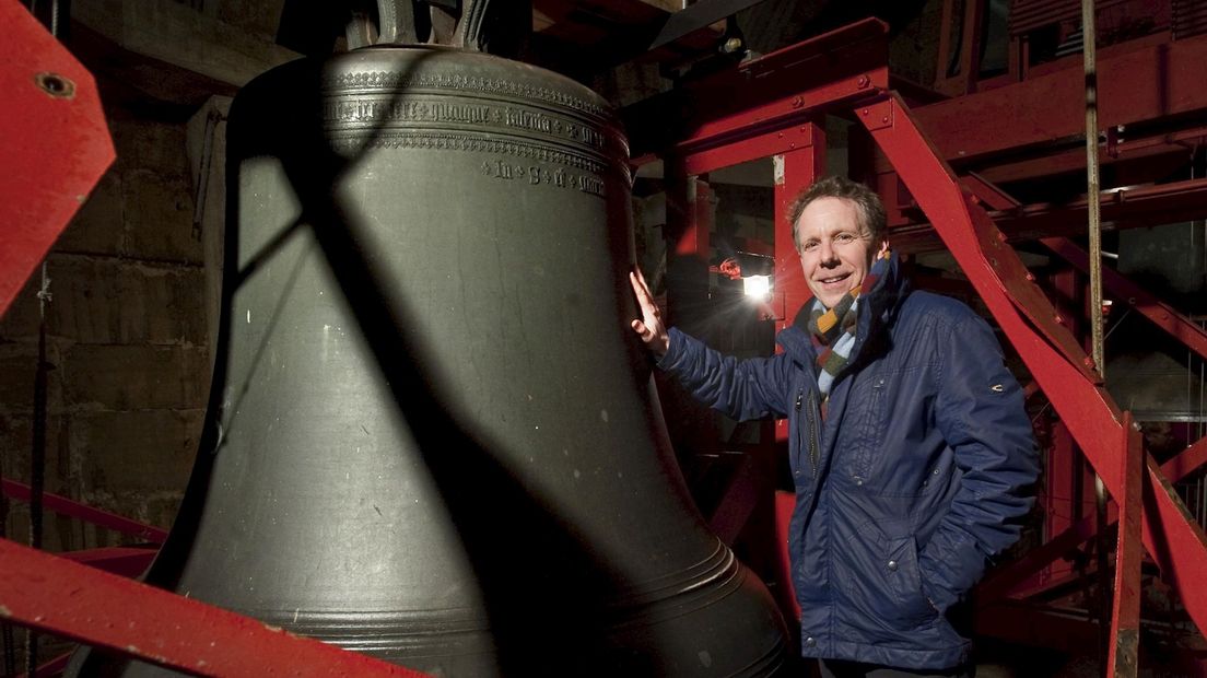 Stadsbeiaardier Banning in de klokkenkamer