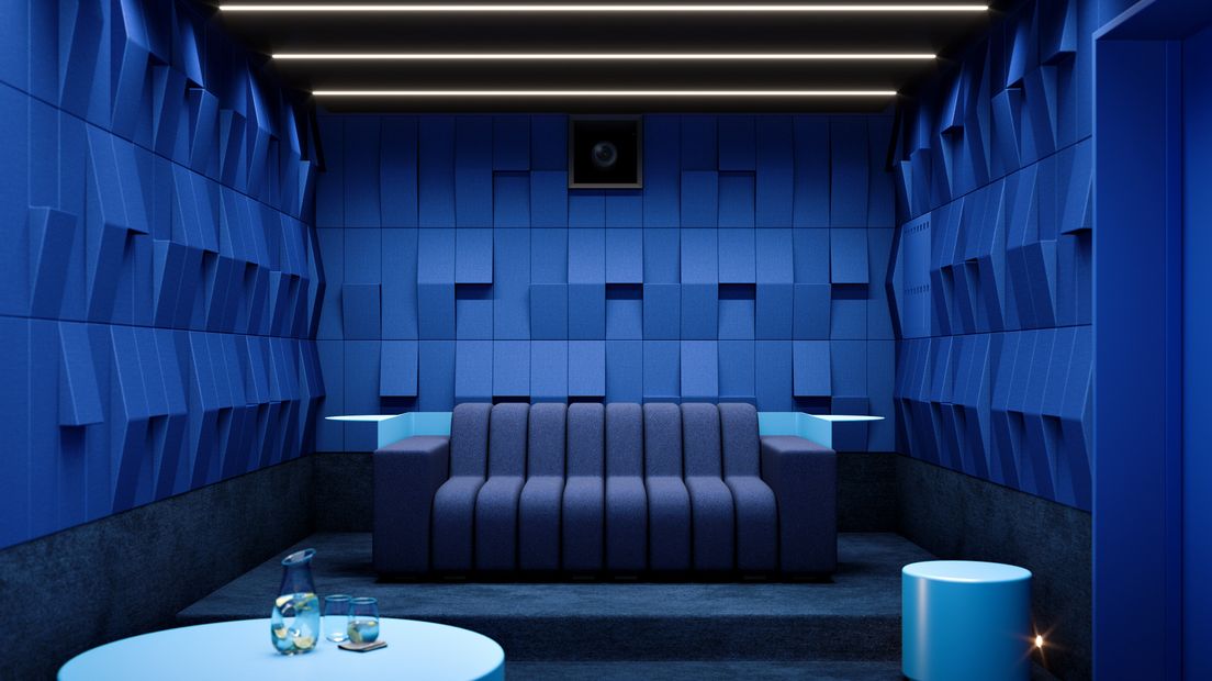 Een zaal voor twee personen