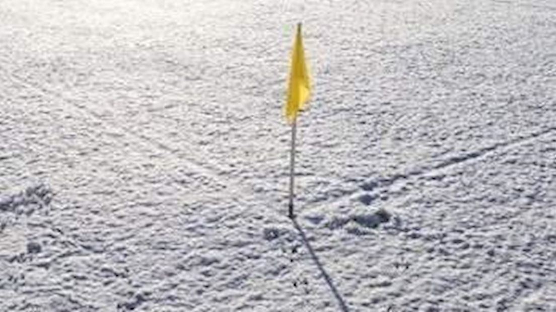 Besneeuwd veld