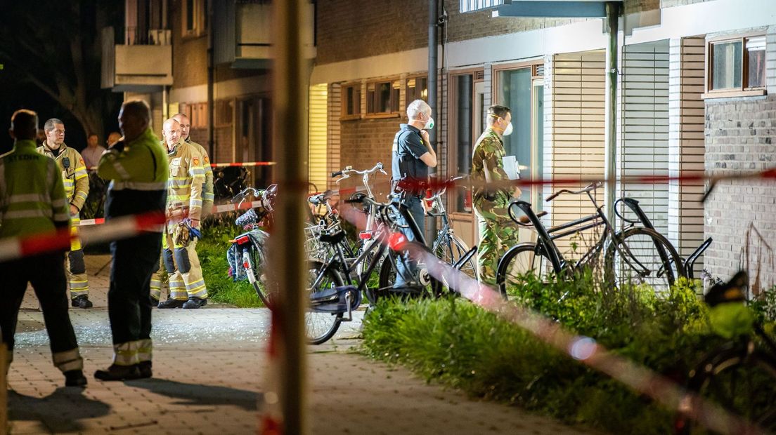 De politie onderzoekt wat de explosie heeft veroorzaakt