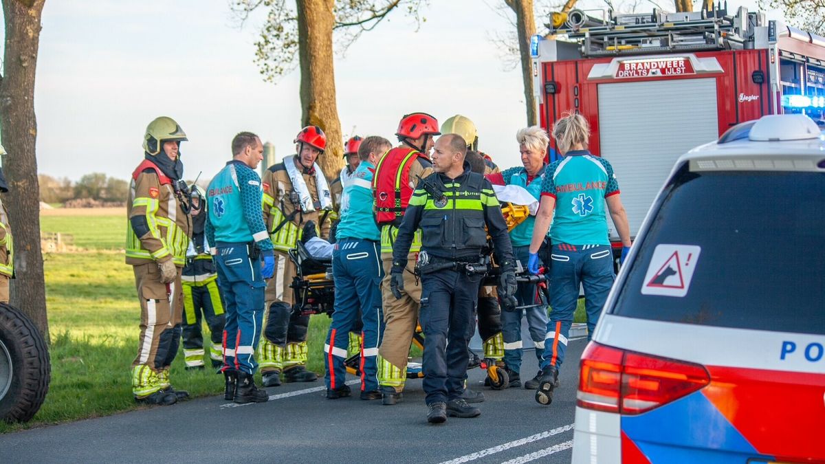 Drie kinderen ernstig gewond bij ongeluk in Tijnje