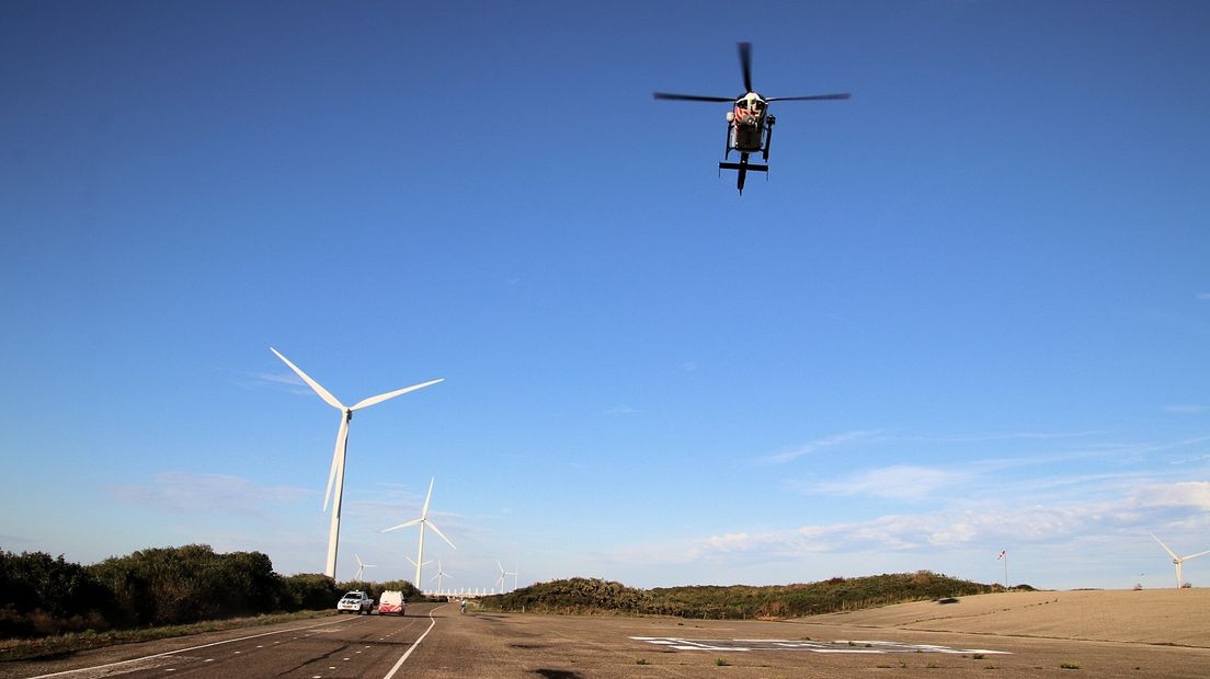 Politiehelikopter weet vluchtende vissers te stoppen