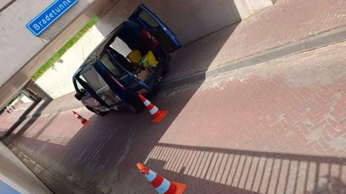De plaats delict in Haren
