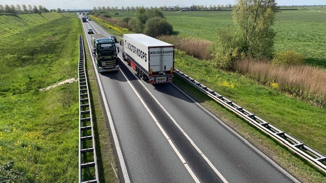 Geen ruimte om uit te wijken bij stuurfouten op de N50