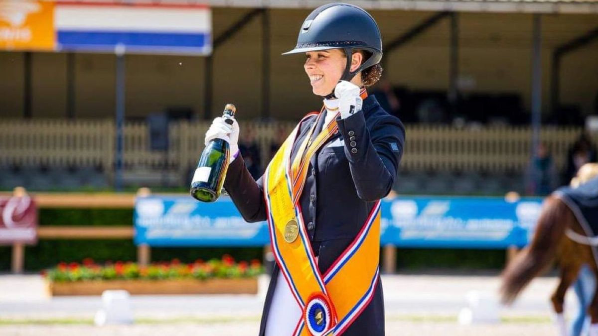 De Koeyer beloont zichzelf met nationale dressuurtitel, zilver voor Dijkstra