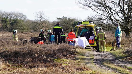 Gewonde bij ongeluk met paard en wagen bij Westerbork.