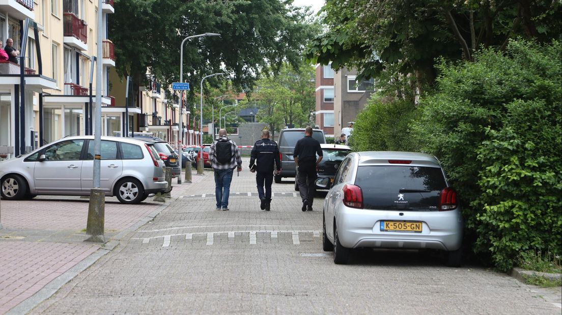 De politie deed op 21 mei onderzoek in de Talmastraat