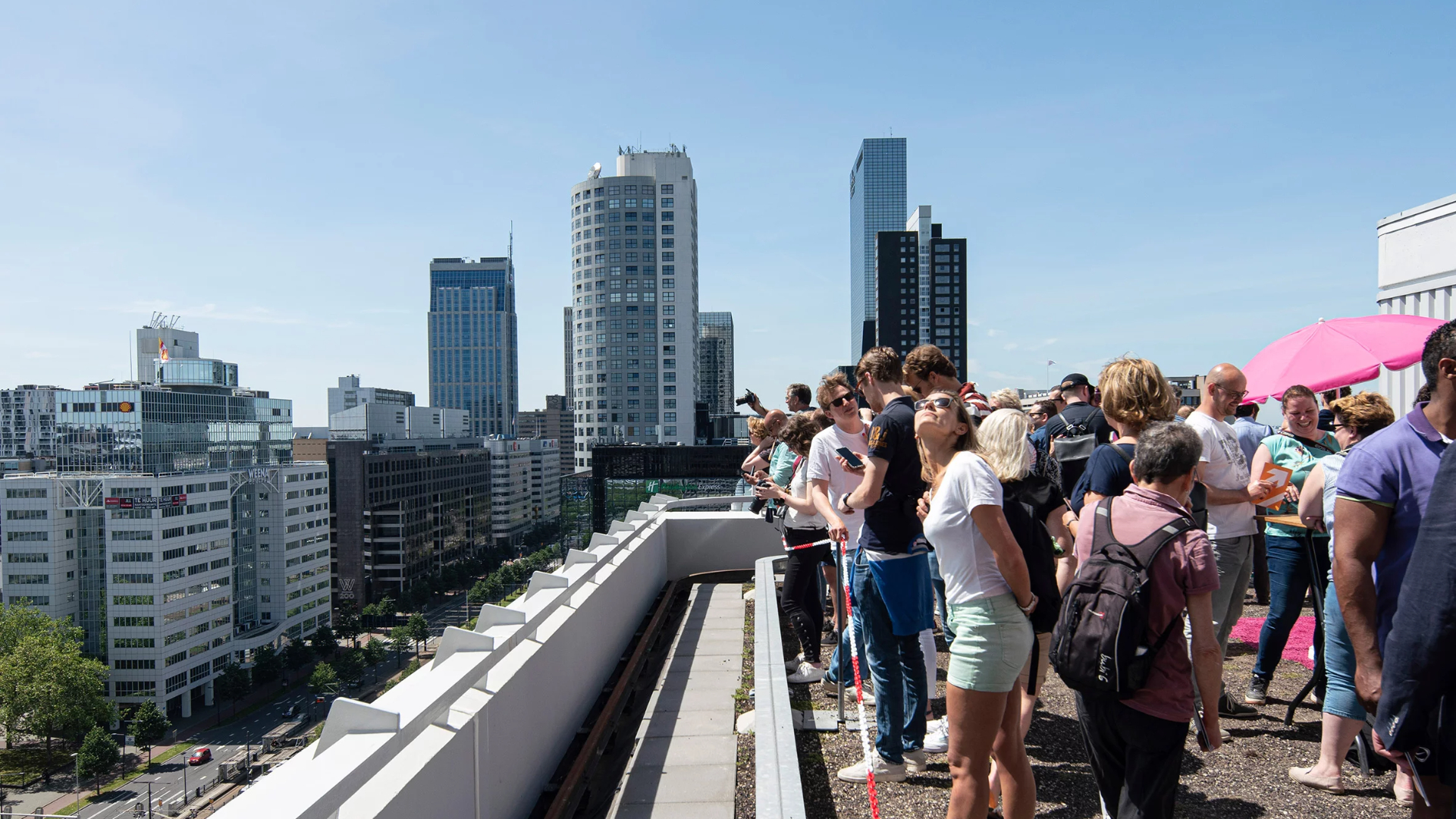 Tijdens de Rotterdamse Dakendagen kunnen 42 daken in de stad bezocht worden