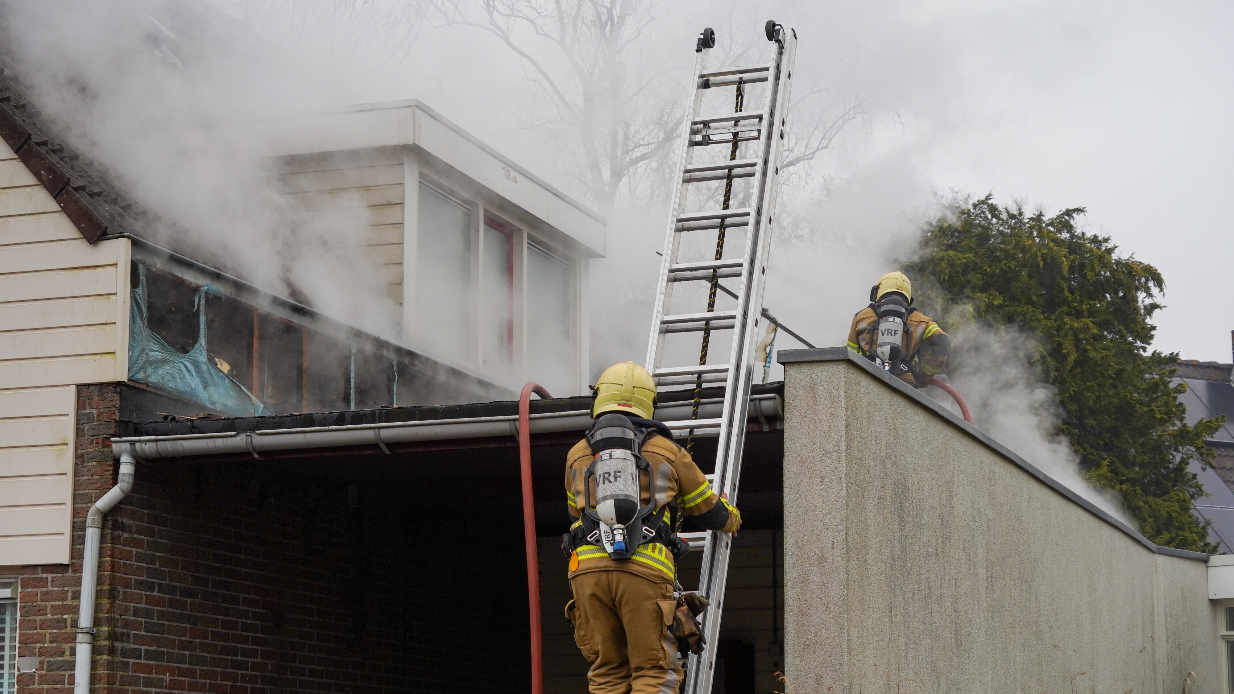 Woningbrand in Norg, vuur snel onder controle