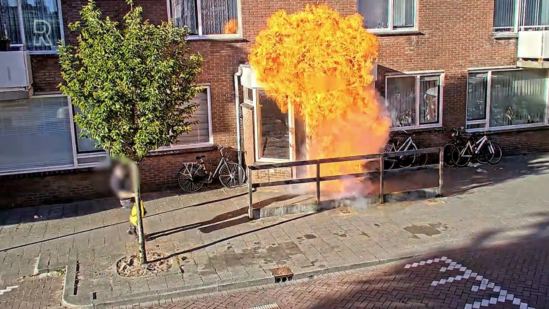 Explosie in 2025 in de Berkelstraat in Rotterdam-Kralingen.