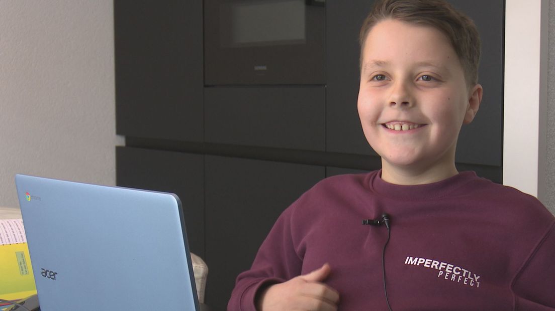 Tim (11) is blij dat de school weer open gaat
