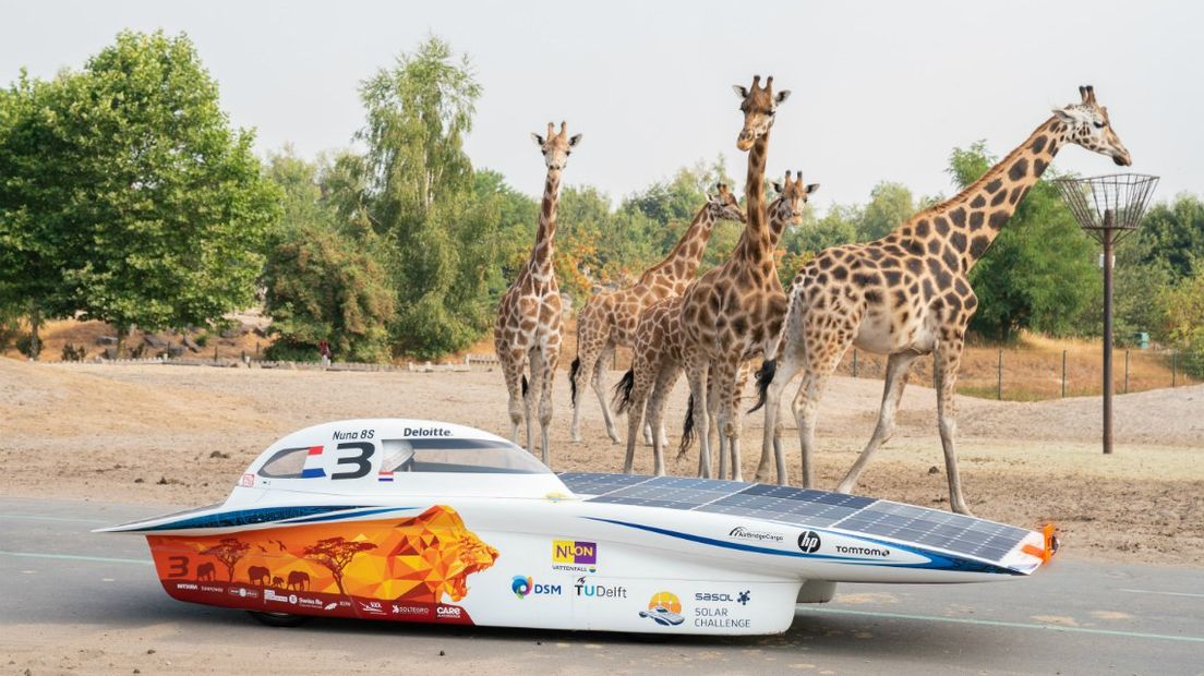 De radar werd getest te midden van Zuid-Afrikaanse dieren.