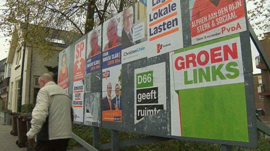 Billboards verkiezingen Alphen