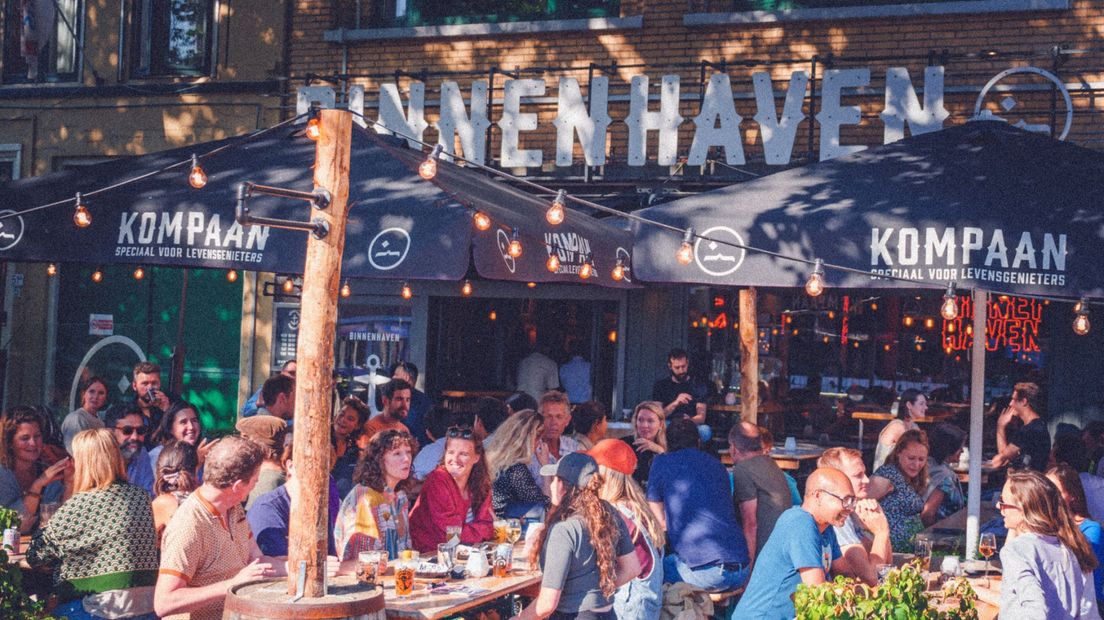 De Binnenhaven in het centrum