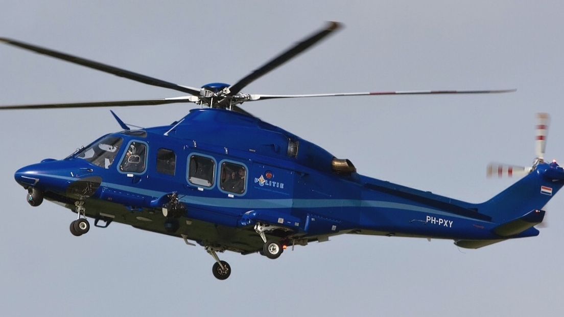 Een politiehelikopter (Rechten: archief RTV Drenthe)