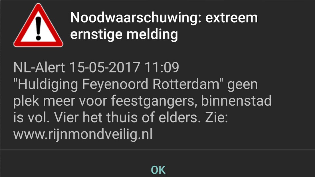 NL Alert op smartphone