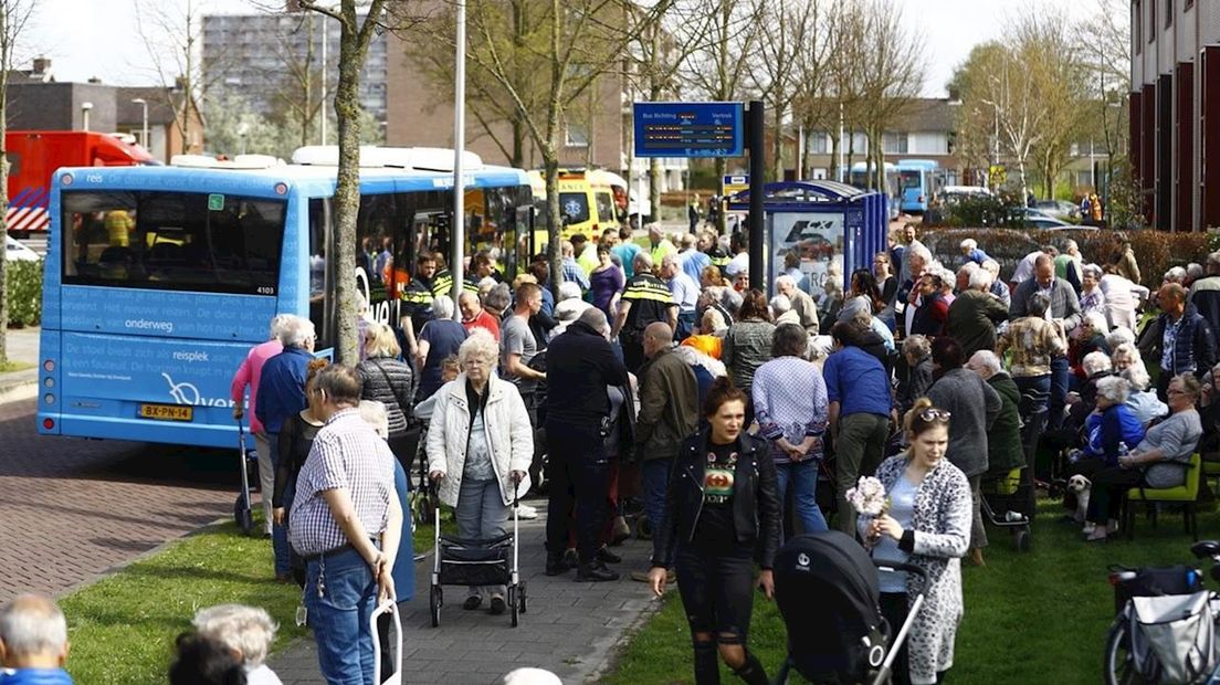 Evacuatie bij brand in zorgcentrum Fermate in Zwolle