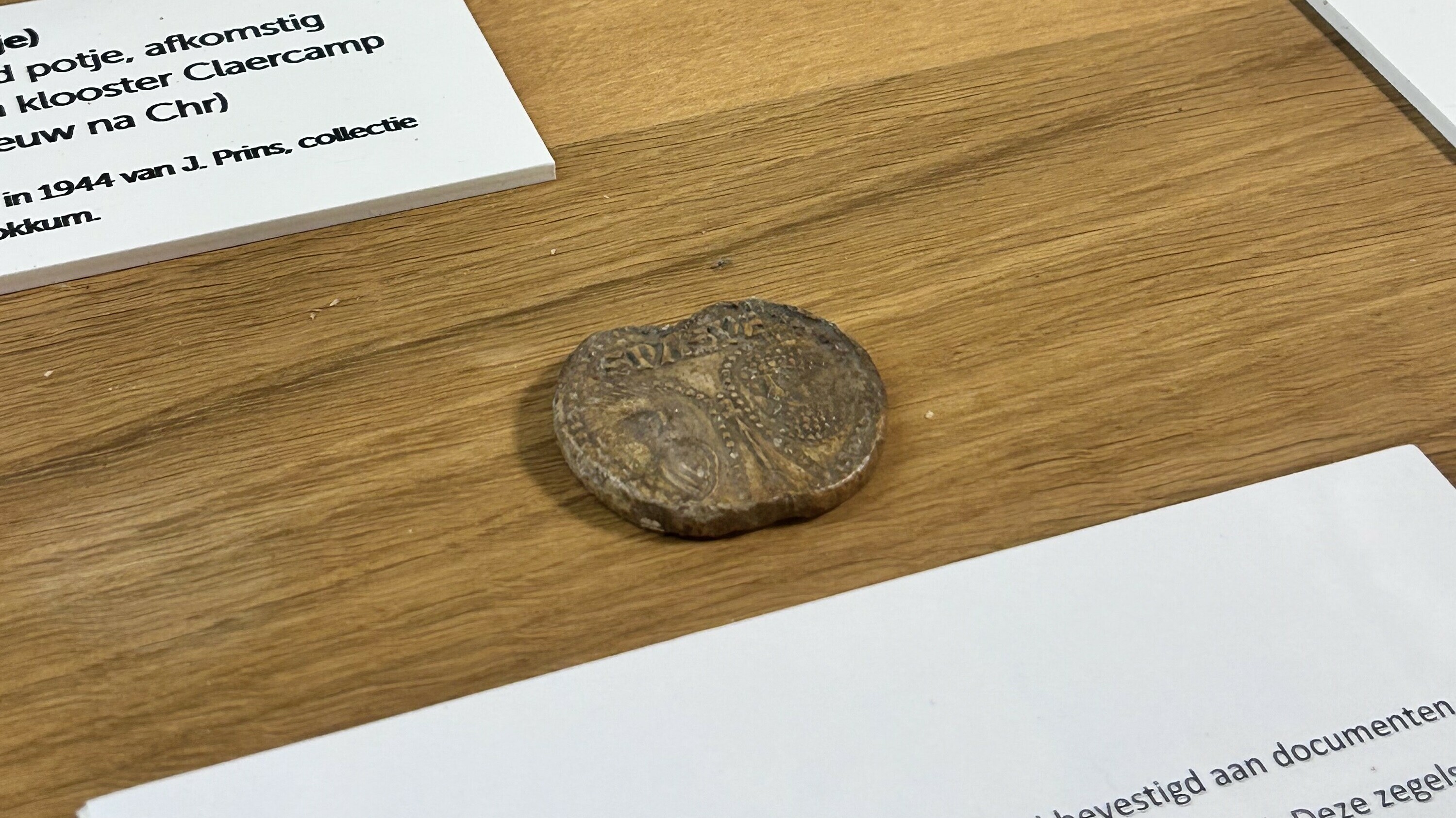 De bulla is nu onderdeel van een expositie in Museum Dokkum