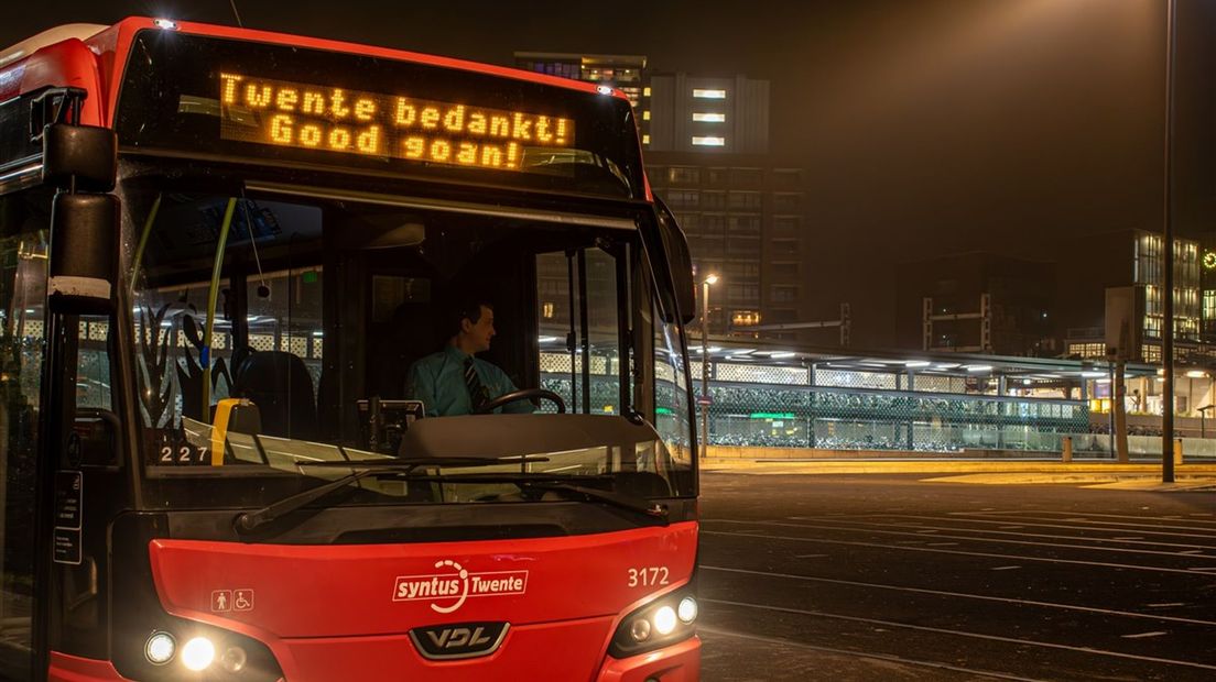 De bussen van Keolis nemen afscheid in Twente