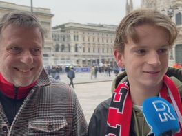 Feyenoord-supporter Wessel Penning emotioneel in Milaan: 'Je kan een keer een rotseizoen hebben, maar dit zijn de historische momenten'