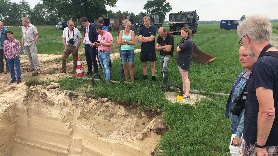 Defensie gaat opnieuw op zoek naar stoffelijke resten van een militair in Ruinerwold (Rechten: Andries Ophof/RTV Drenthe)