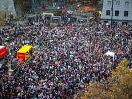 Protestmars in Rotterdam tegen geweld in Gaza trok duizenden mensen