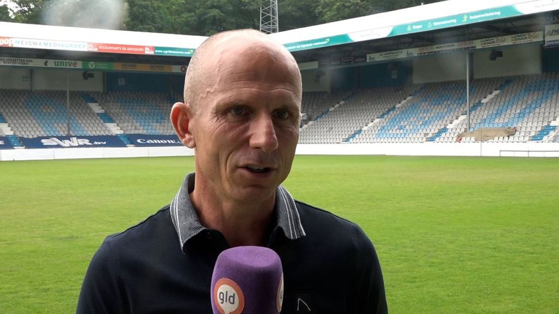 Reinier Robbemond, de nieuwe trainer van De Graafschap.