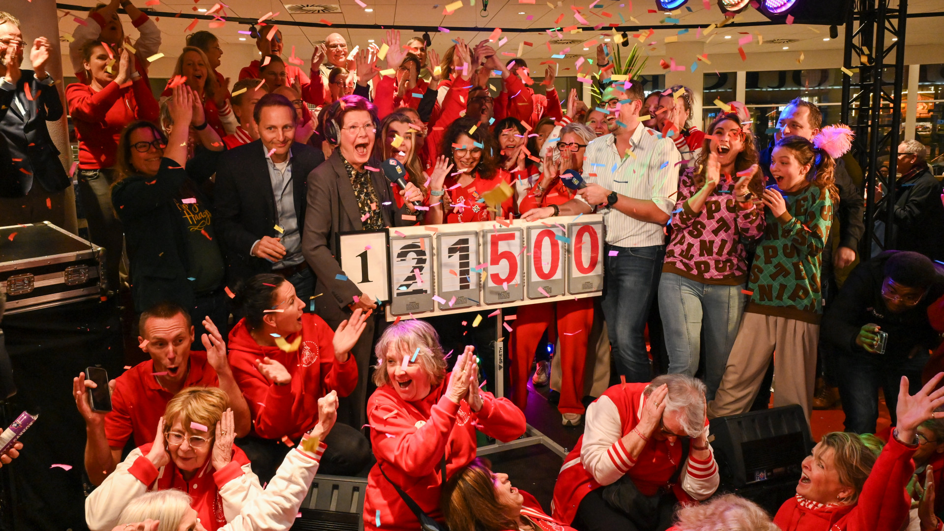 Een ongelofelijke eindscore van 121.500 cadeaus