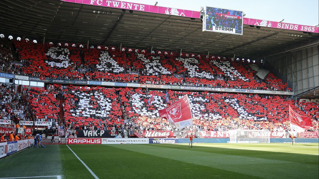 Sfeeractie voor duel FC Twente - Jong AZ