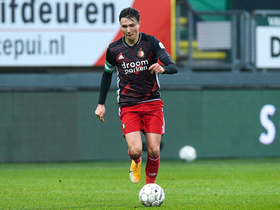 Steven Berghuis tijdens Fortuna Sittard-Feyenoord (Bron: VK Sportphoto - Yannick Verhoeven)