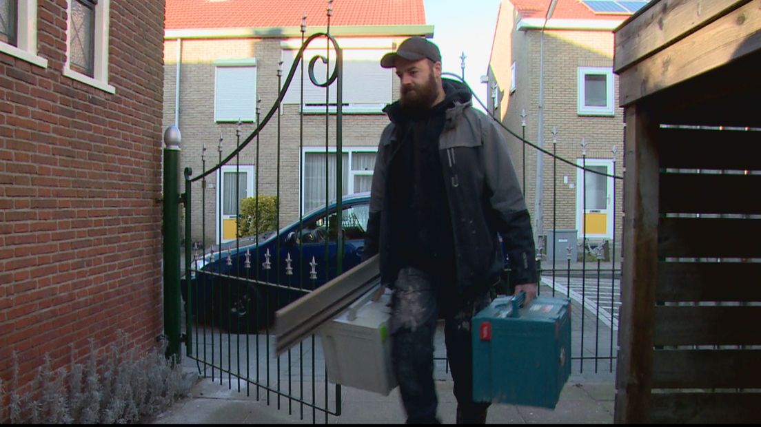 Nick van der Velden startte vorig jaar zijn eigen aannemersbedrijf