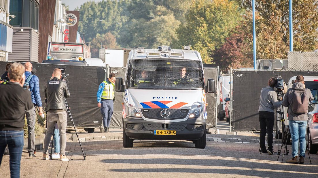 De politie-inval in Nieuwegein, eerder dit jaar.