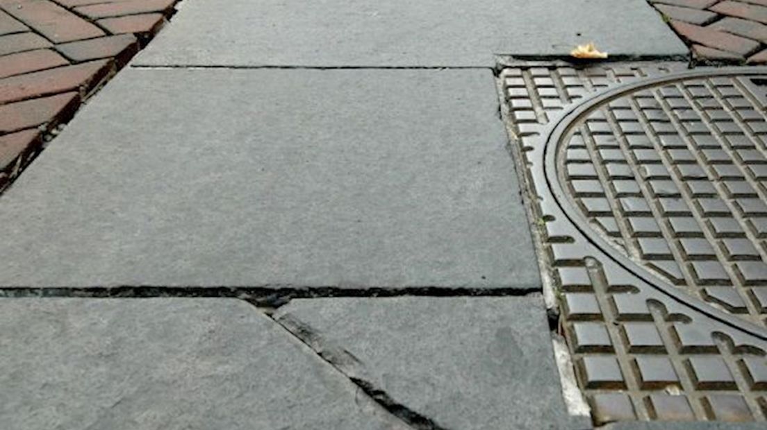 Oude bestrating Van Heekplein
