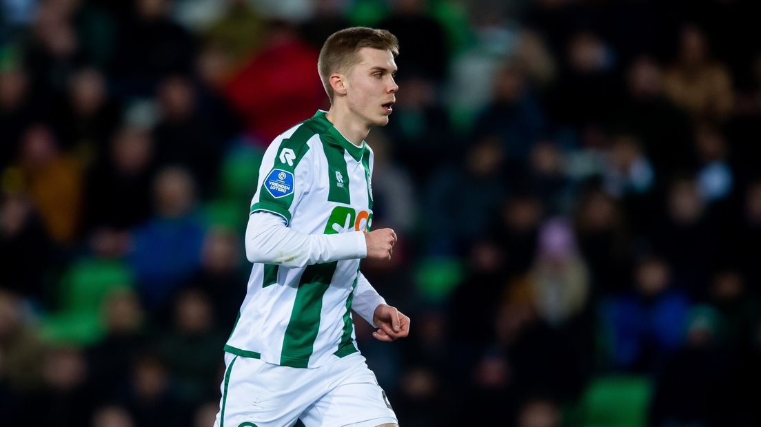 Oliver Antman in het shirt van FC Groningen