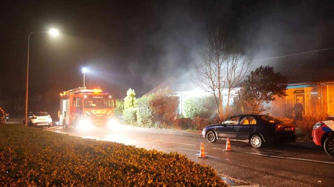 De politie heeft sterke aanwijzingen dat de brand is aangestoken.